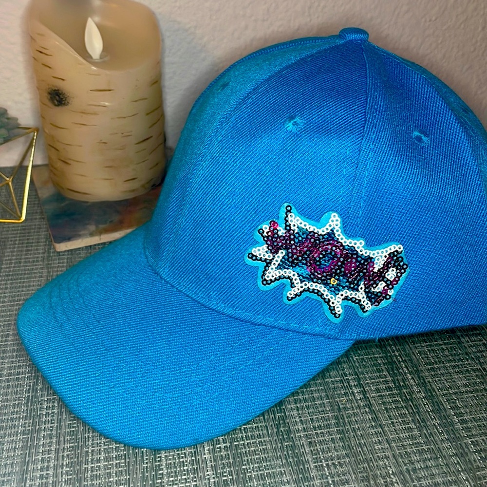🧢 Blue Comic “Wow” Baseball Cap 🧢